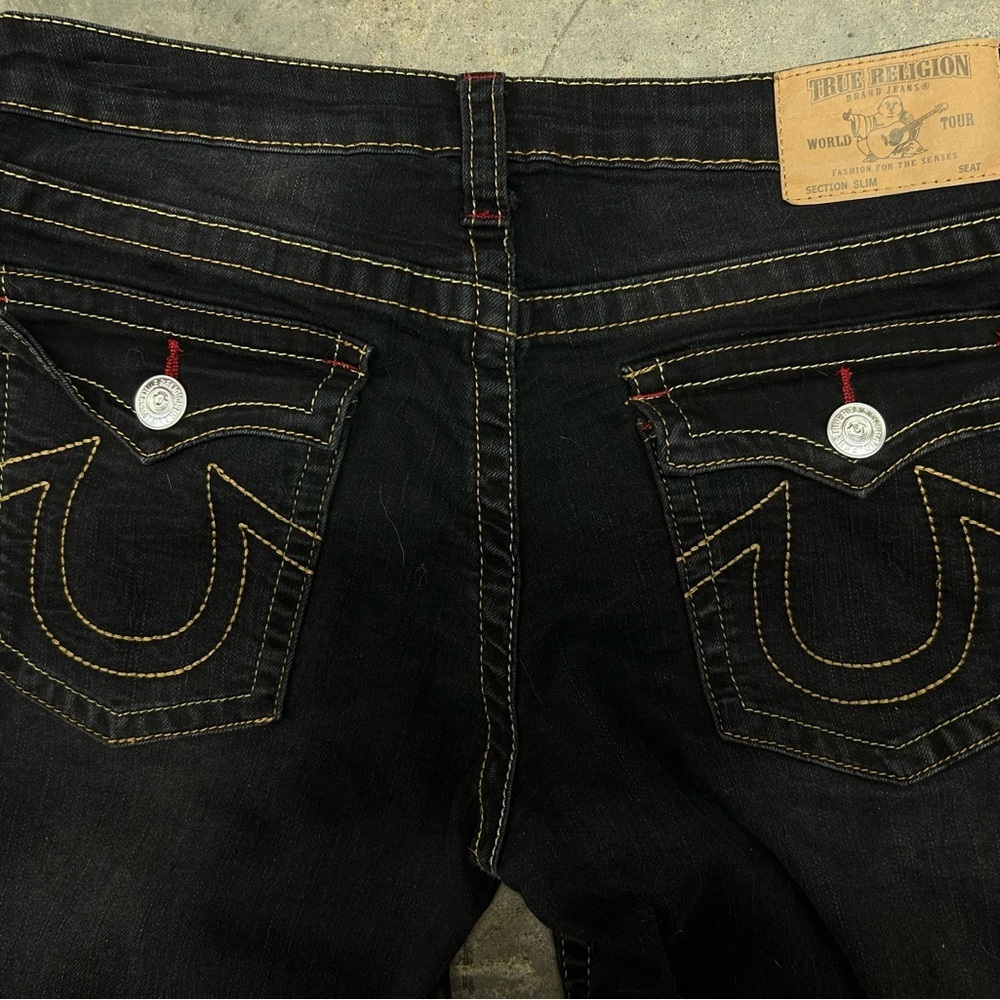 True Religion Dark Wash Slim Jeans